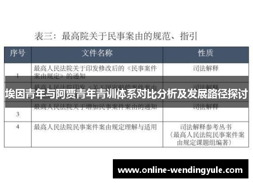 埃因青年与阿贾青年青训体系对比分析及发展路径探讨 埃因青年与阿贾青年青训体系对比分析及发展路径探讨